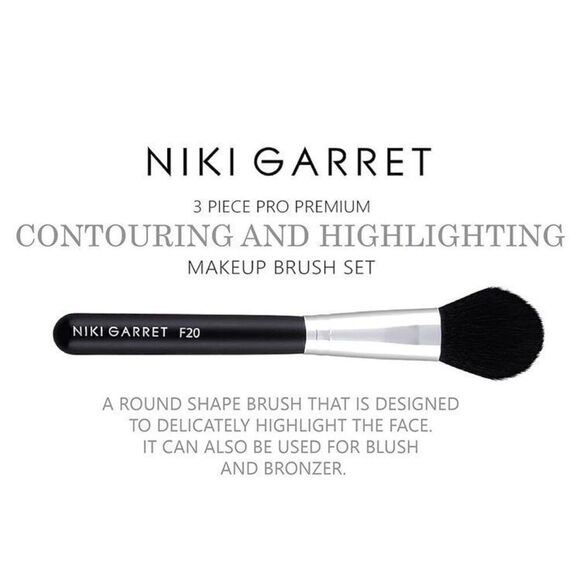 NIKI GARRETT - 🎉HP X 4🎉 NWT Limited Edition 3-Pc Contour:Highlighting Brushes - Picture 9 of 12